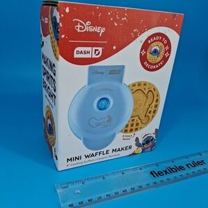 Disney Dash Stitch Santa Mini Waffle Maker